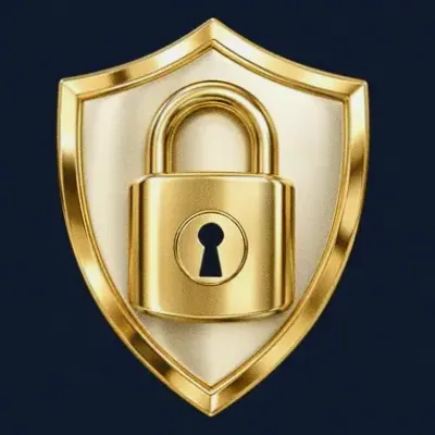 Shield with padlock — Onluck