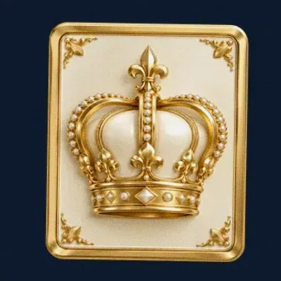 Crown emblem card — Onluck
