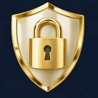Shield with padlock — Onluck