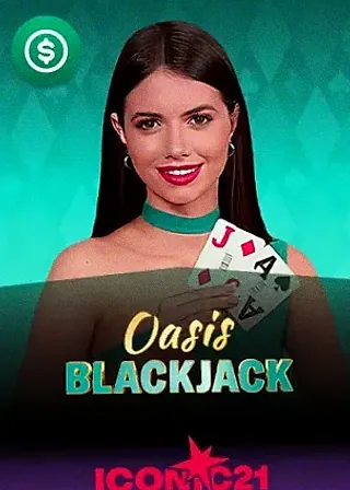 Oasis Blackjack live game cover